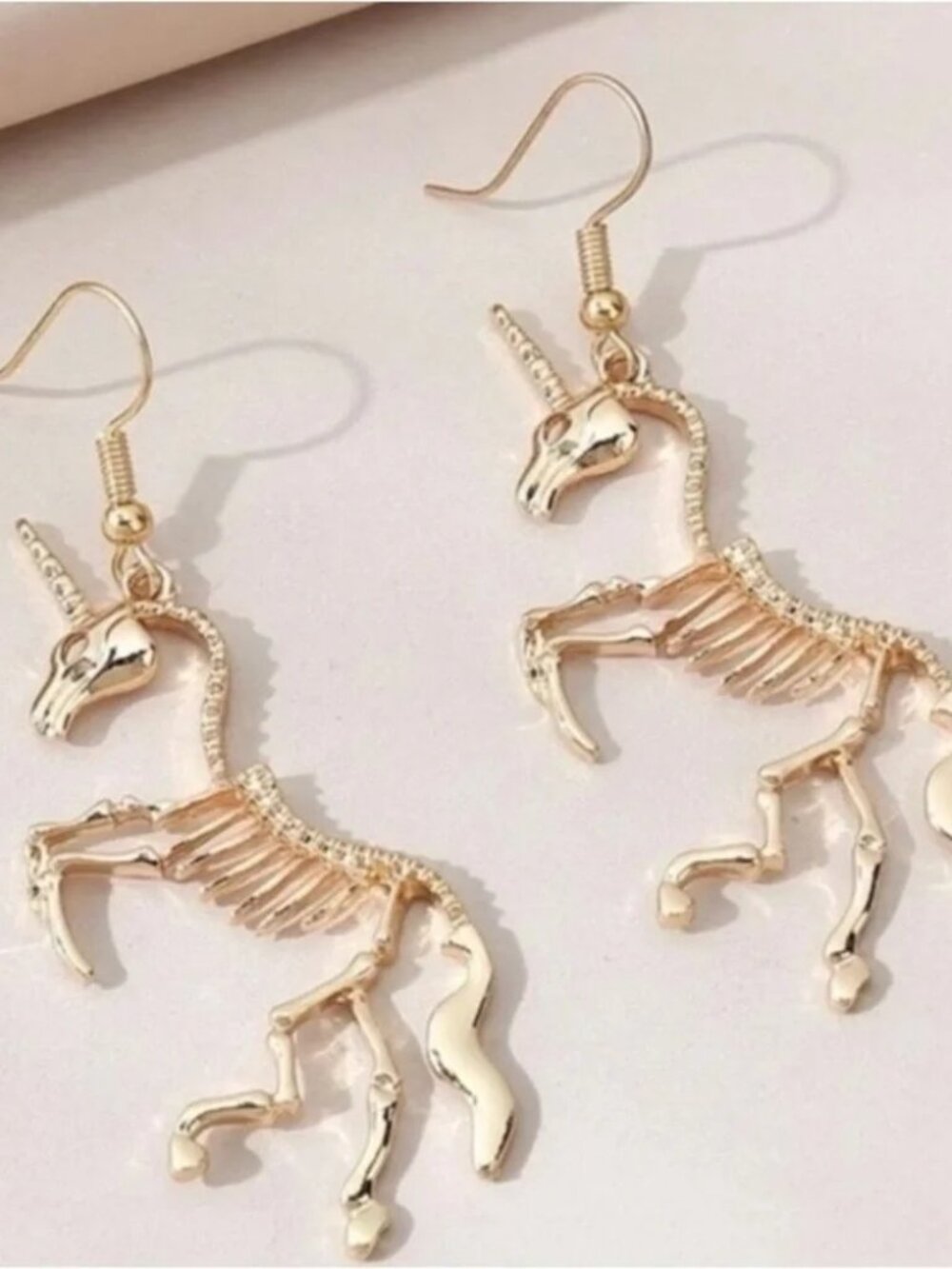 ✨ModCloth Mythic Unicorn Skeleton Earrings